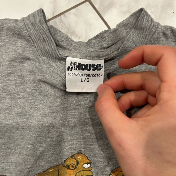 The Simpsons 1996 Homersapien Vintage Graphic Tee - Picture 5 of 6